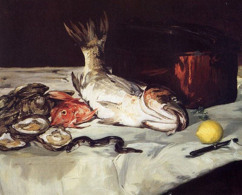 Edouard Manet Still Life with Fish